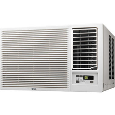 LG LW8015HR 7,500 BTU 115V Window-Mounted Air Conditioner with 3,850 BTU Supplemental Heat Function 