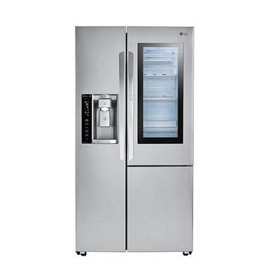 LG LSXC22396S 22 cu ft InstaView Door-in-Door Side-By-Side Counter-Depth Refrigerator