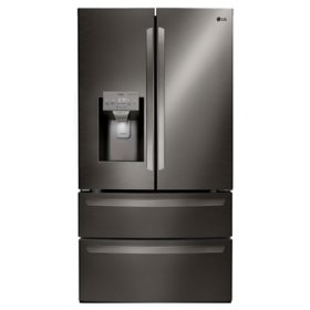 lg door french refrigerator stainless steel cu ft wi refrigerators enabled smart electronics maker energy fi ice star sam club