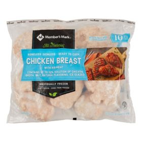 Member's Mark Boneless Skinless Chicken Breasts, Frozen (10 lbs.) - Sam ...