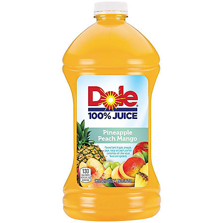 Dole Pineapple Peach Mango Juice - 2/96 oz. bottles - Sam's Club