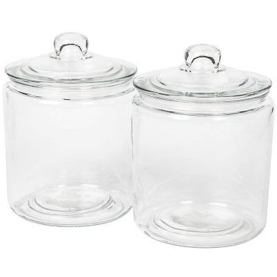 4 Liter Clear Glass Canisters, Set of 2 - Sam's Club