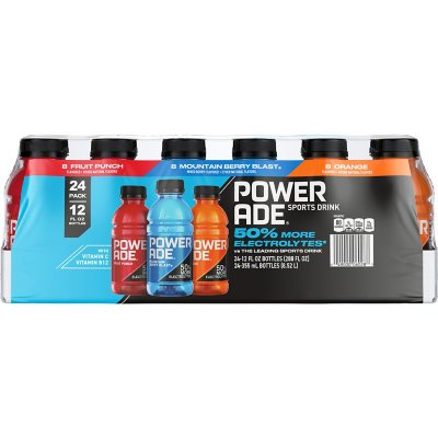 Powerade Sports Drink Variety Pack (12 fl. oz., 24 pk.) - Sam's Club