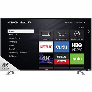 Hitachi 55R80 55″ 4k UHD HDR TV with Roku TV