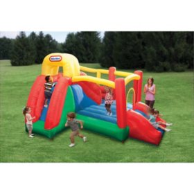 Little Tikes Double Fun Slide-N-Bounce Bouncer - Sam's Club