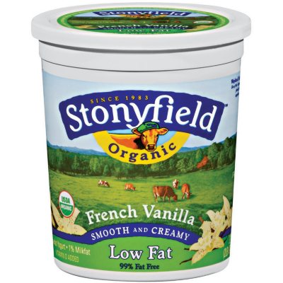 Stonyfield Organic Yogurt French Vanilla 32oz - Sam's Club