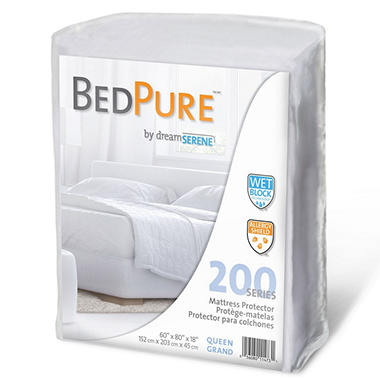 BedPure by DreamSerene Waterproof, Hypoallergenic, Breathable Mattress Protector
