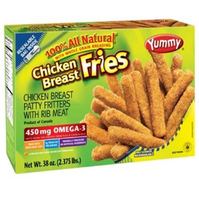 Yummy 100% All Natural Chicken Breast Fries - 38 oz. - Sam's Club