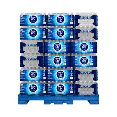 Nestle Waters Pure Life Purified Water 54 Pack Pallet (16.9 oz., 35 ct ...