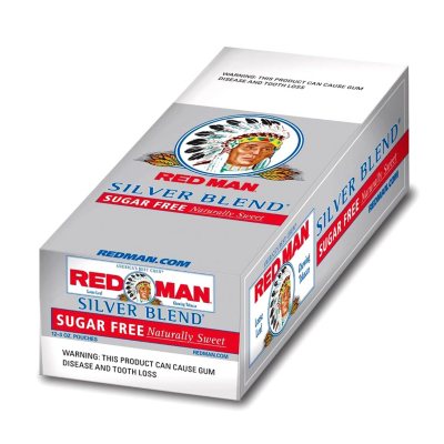 Redman Silver Blend Chewing Tobacco, Sugar Free (3 oz. pouch, 12 ct