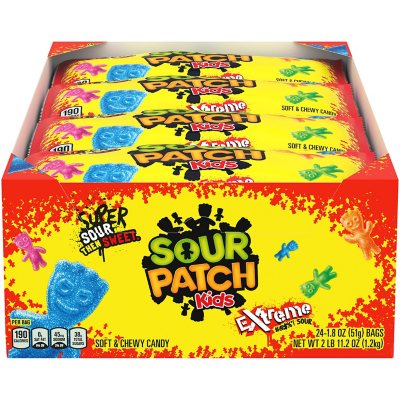 Sour Patch Kids Extreme (1.8 oz., 24 pk.) - Sam's Club