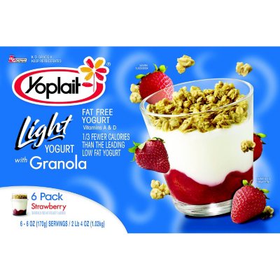 Yoplait® Light Strawberry And Granola Yogurt - Sam's Club