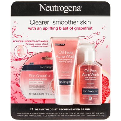 Neutrogena Oil Free Acne Wash Pink Grapefruit Foaming ...