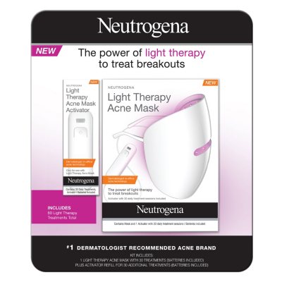 Neutrogena Light Therapy Acne Mask + 60 Treatments - Sam's ...