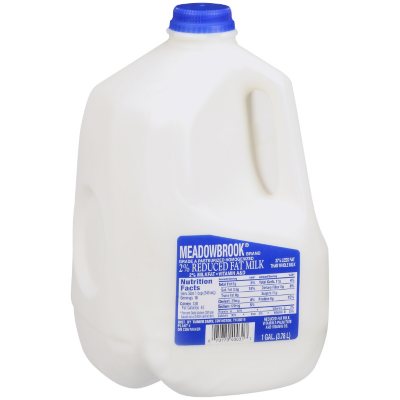 milk 1 fat reduced Club 2 gal.) Brook Milk Sam's Fat (1  Meadow Reduced