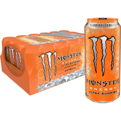 Monster Energy Ultra Sunrise (16oz / 24pk) - Sam's Club