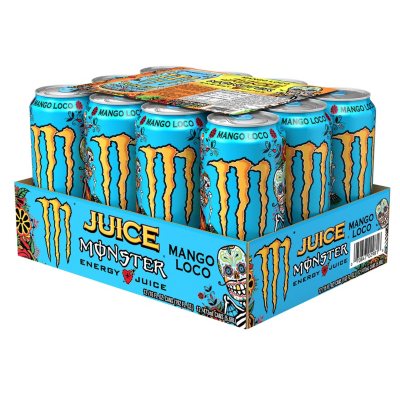 Monster Energy Juice, Mango Loco (16 oz. cans, 12 ct.) - Sam's Club