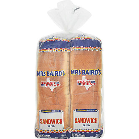 Mrs. Baird's Extra Thin Bread (24 oz., 2 pk.) - Sam's Club