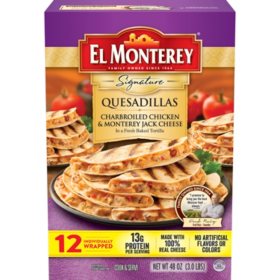 El Monterey Charbroiled Chicken and Monterey Jack Cheese Quesadillas ...