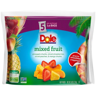 Dole Mixed Fruit (1 lb. bags, 5 pk.) - Sam's Club