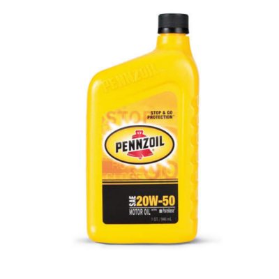 Pennzoil 20W50 Motor Oil - 1 Quart Bottles - 12 pack - Sam's Club