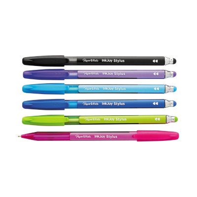 Paper Mate InkJoy 100 Stick Stylus Ballpoint Pens, 1mm, Medium Point ...