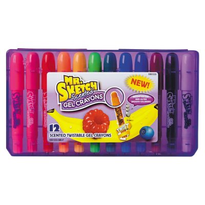 Mr. Sketch Scented Gel Crayons, Assorted Colors (12 ct.) - Sam's Club