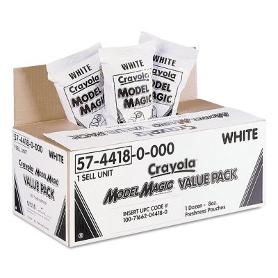 Crayola® Model Magic Modeling Compound, 8 oz, White, 6 lbs. - Sam's Club