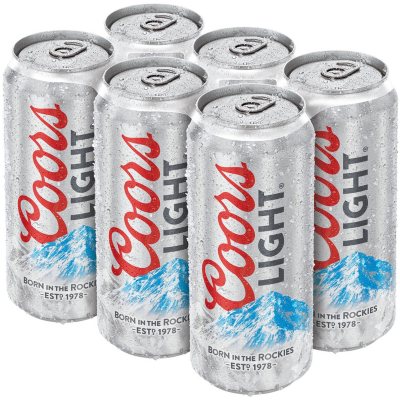 xoffline-Coors Light Beer (16 fl. oz. can, 24 pk.) - Sam's Club