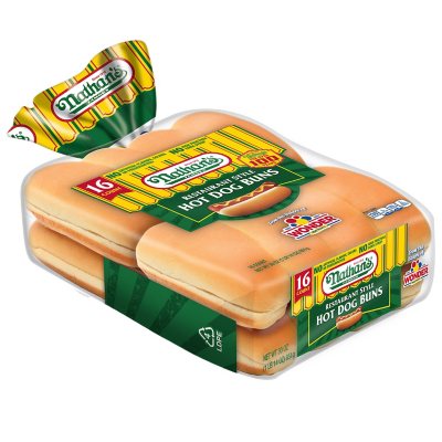 Nathan's Hot Dog Buns (16 ct.) - Sam's Club