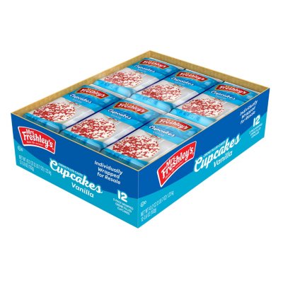 Mrs. Freshley's® Vanilla Cupcakes - 12/2 pks. - Sam's Club