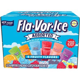 Fla-Vor-Ice Giant Pops (1.5 oz., 200 ct.) - Sam's Club