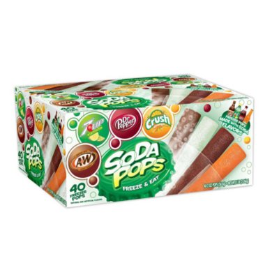 Soda Pops 40 count 2 oz. freezer bar - Sam's Club