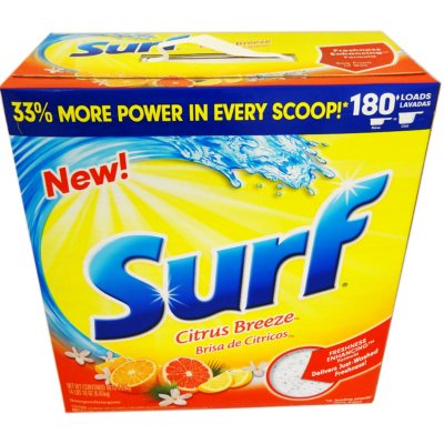 Surf Powder Laundry Detergent - Citrus Breeze - 180 loads - Sam's Club