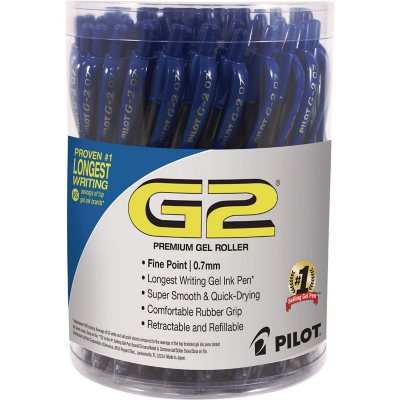 Pilot G2 Premium Retractable Gel Ink Pen, Refillable, .7 mm, Blue, 36 ...