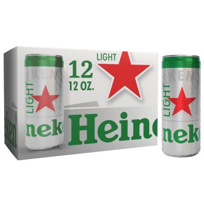 Heineken Light Lager Beer (12 fl. oz. can, 12 pk.) - Sam's Club