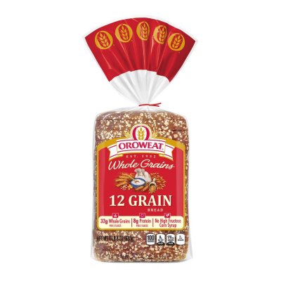 Oroweat 12 Grain Bread (24 oz. loaf, 2 ct.) - Sam's Club