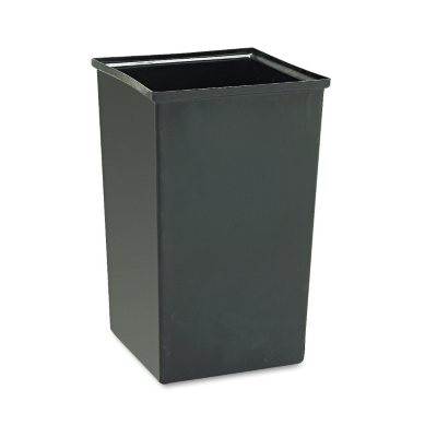 Safco Plastic Rigid Liner Waste Receptacle, Black (36 gal) - Sam's Club