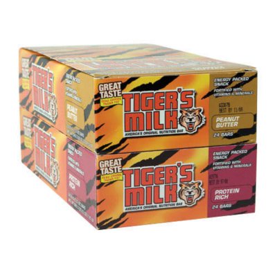 Tiger's Milk Nutrition Bars - 48 ct. - Sam's Club