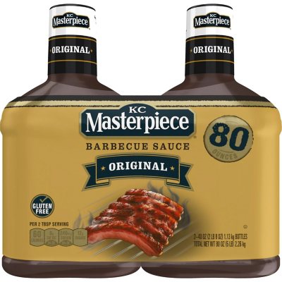 KC Masterpiece Barbecue Sauce, Original (40 Oz Bottle., 2 Pk.) - Sam's Club