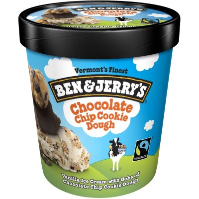 Ben & Jerry's Chocolate Chip Cookie Dough Ice Cream (1 pt. container, 8 ...