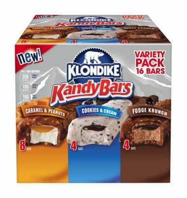 Klondike Kandy Ice Cream Bars Variety Pack  Ct