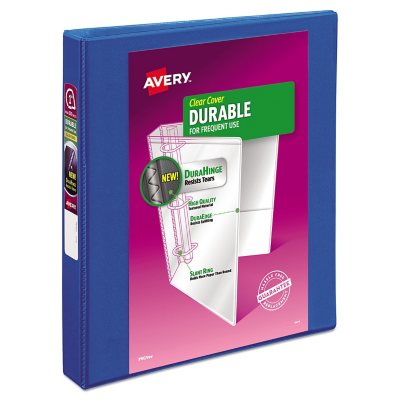 Avery Durable View Binder With Durahinge And Slant Rings, 3 Rings, 1 