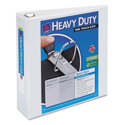 Avery Heavy Duty View Binder with One Touch EZD Rings, 3