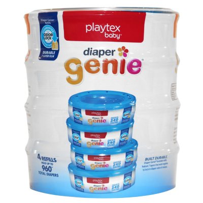 Playtex Diaper Genie, 4 Pack Refill 