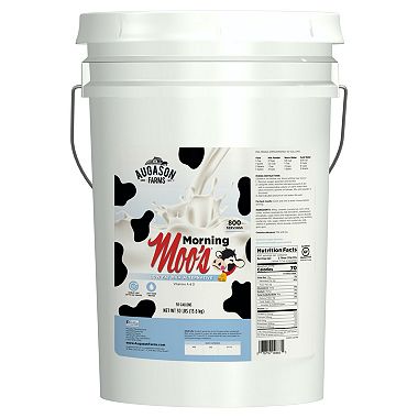 Augason Farms Morning Moo’s Low-Fat Milk Alternative (30 lb. pail)