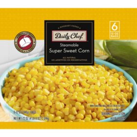 Daily Chef Steamable Super Sweet Corn (12 Oz. Bag, 6 Ct.) - Sam's Club