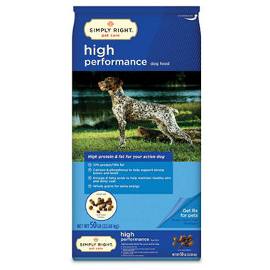 Simply Right High Performance Dog Food - 50 lb. - Sam's Club