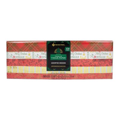 Member's Mark Premium Holiday Gift Tissue Paper  Sam's Club