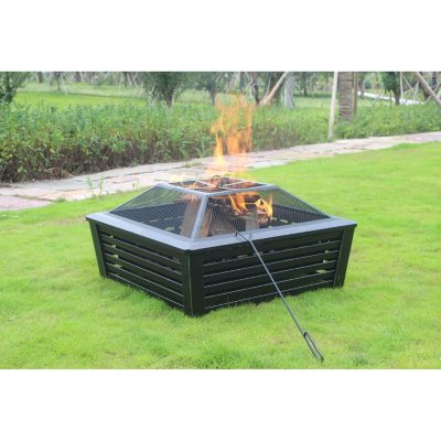 35" Square Metal Fire Pit - Sam's Club